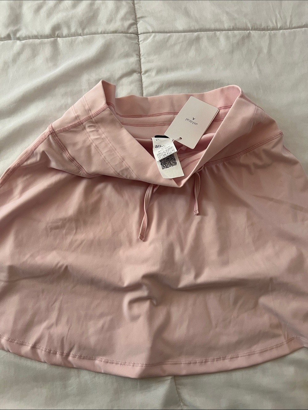 SHEIN Light Pink Drawstring Skort - Picture 6 of 7